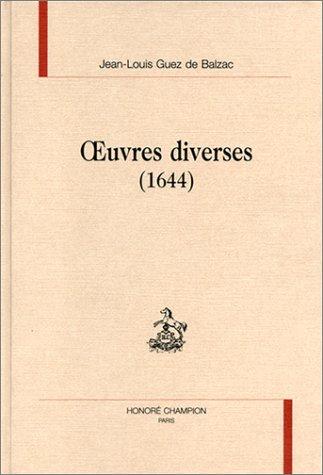 Oeuvres diverses (1644)