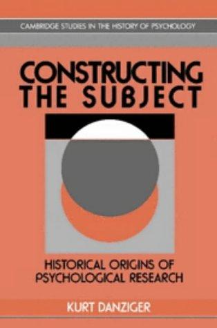 Constructing the subject
