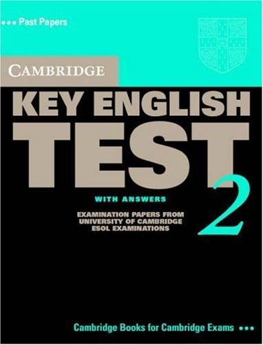 Cambridge Key English Test 2 Student's Book with Answers