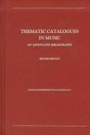 Thematic catalogues in music