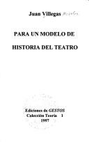 Para un modelo de historia del teatro