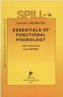 Essentials of functional phonology