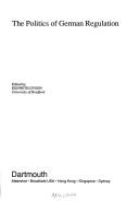 The Politics of German regulation