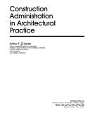 Construction administration in architectural practice