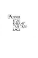 Prières d'un enfant très très sage