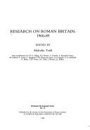 Research on Roman Britain, 1960-89