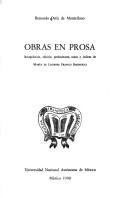 Obras en prosa