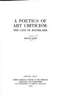 A poetics of art criticism