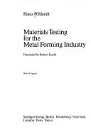 Materials testing for the metal forming industry
