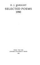 Selected poems, 1990