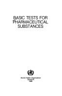 Basic tests for pharmaceutical substances.