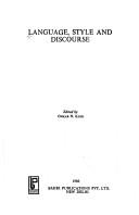 Language, style, and discourse