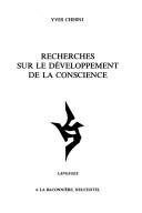 Recherches sur le développement de la conscience