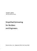 Simplified estimating for builders and engineers