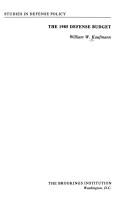 The 1985 defense budget