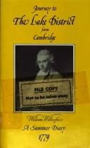 Journey to the Lake District from Cambridge, 1779