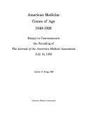 American medicine comes of age, 1840-1920