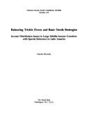 Balancing trickle down and basic needs strategies