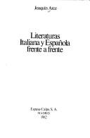 Literaturas italiana y española frente a frente