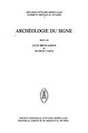 Archéologie du signe