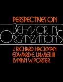Perspectives in behavior in organizations