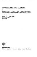 Counseling and culture in second language acquisition