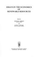 Essays in the economics of renewable resources