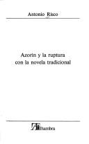 Azorín y la ruptura con la novela tradicional