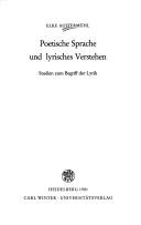 Poetische Sprache und lyrisches Verstehen