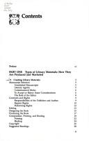 Library collections, their origin, selection, and development