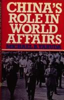 China's role in world affairs