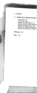 Exchange lists and diet patterns