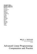 Advanced linear programming