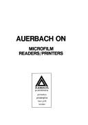 Auerbach on microfilm readers/printers.