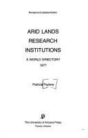 Arid-lands research institutions
