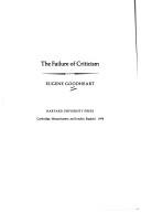 The failure of criticism