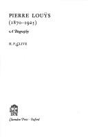 Pierre Louÿs (1870-1925)
