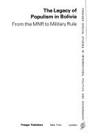 The legacy of populismin Bolivia