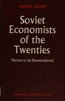 Soviet Economists of the Twenties