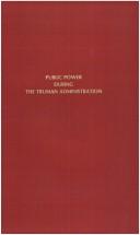 Public power during the Truman administration
