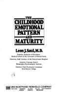 The childhood emotional pattern and maturity