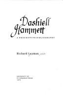 Dashiell Hammett, a descriptive bibliography