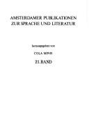 Die Einakter und Einakterzyklen Arthur Schnitzlers