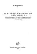 Sozialdemokratie und Kaisertum unter Wilhelm II.