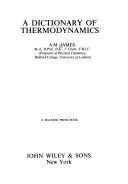 A dictionary of thermodynamics