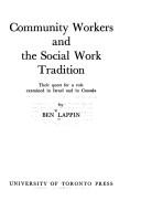 Community workers and the social work tradition