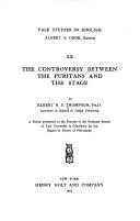 The controversy between the Puritans and the stage