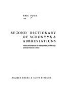 Second dictionary of acronyms & abbreviations