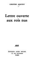 Lettre ouverte aux rois nus.
