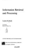 Information retrieval and processing